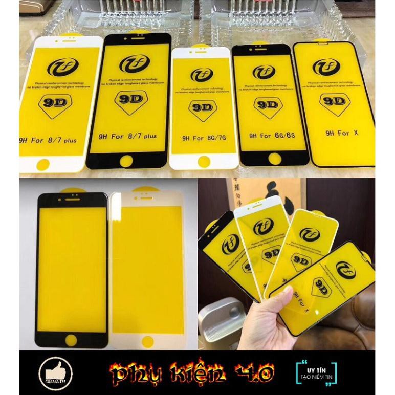 KÍNH CƯỜNG LỰC IP7 PLUS IP8PLUS IPX IPXS IP11 kèm giấy lau kính