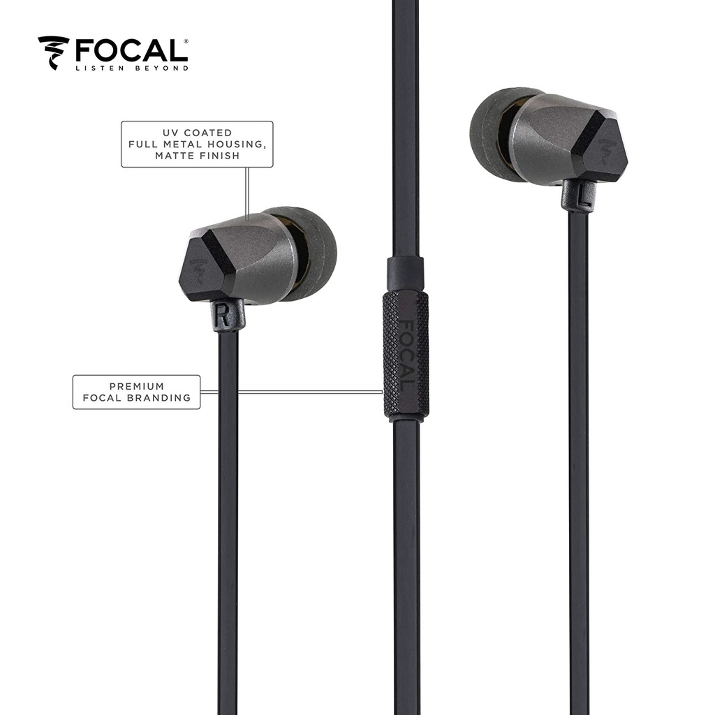 Tai nghe Focal sense 100SI, có mic, bass đập căng cực phê