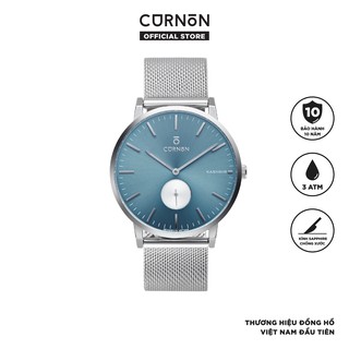 Đồng Hồ Nam Curnon Kashmir Arctic Dây Kim Loại Chính Hãng, Thiết Kế 3 Kim Thời Trang