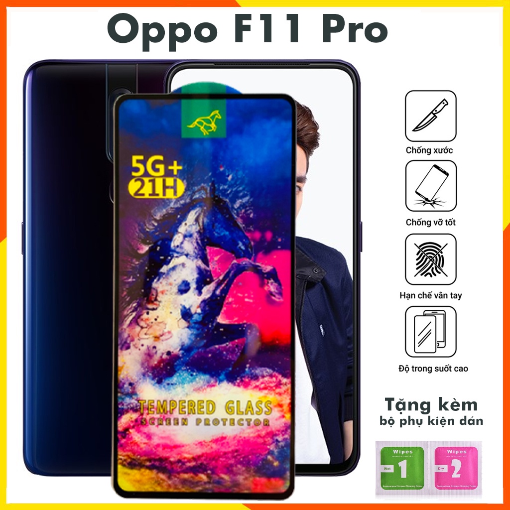 Cường lực oppo f11 pro f9 pro f7 a3s reno 2f reno 3 a91 a93 reno 6 7 8 a77 a77s a95 a96 a94  full màn tổng hợp Kính [OG]