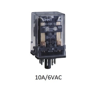 Rơ le trung gian relay trung gian 10A (8 chân tròng và 11 chân tròn) JQX10F-2Z JQX10F-3Z Chint
