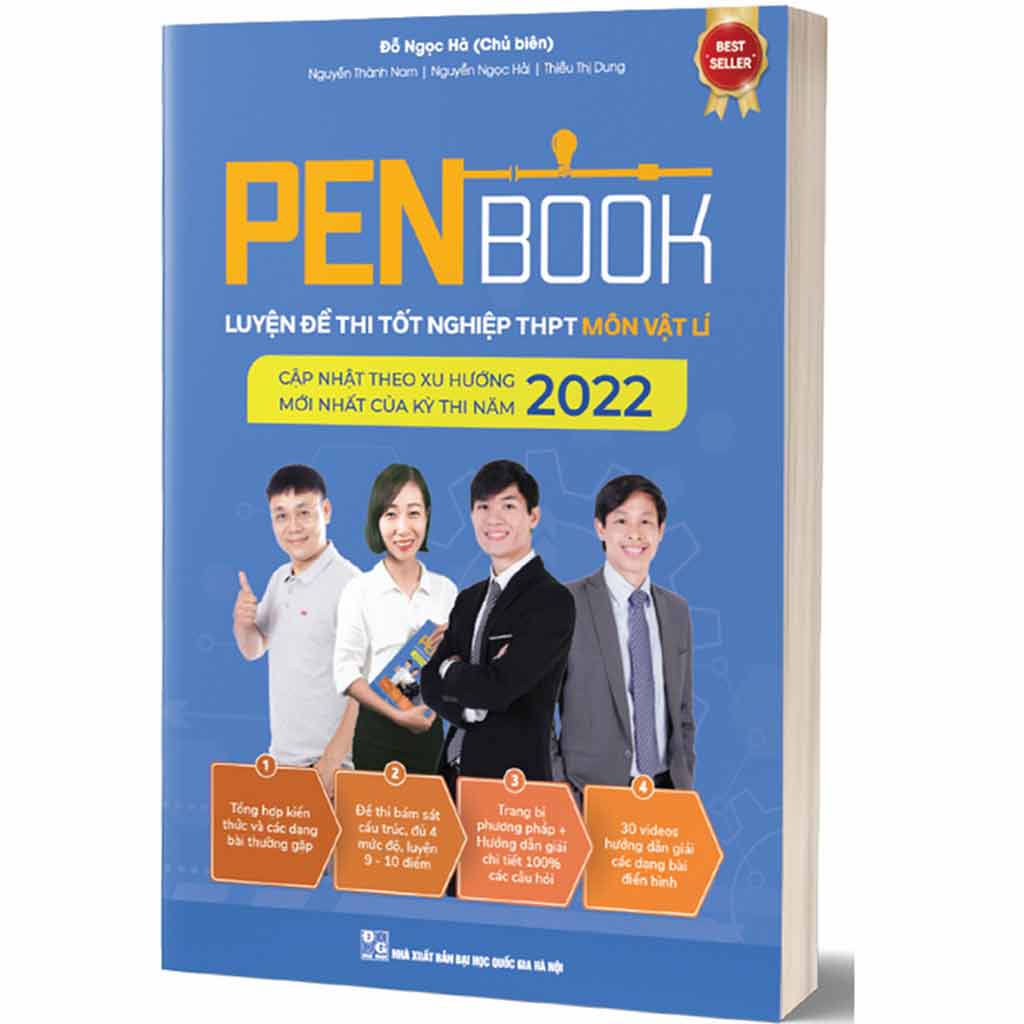 Sách - PENBOOK Luyện Đề Thi Tốt Nghiệp THPT Môn Vật Lí - Bản 2022