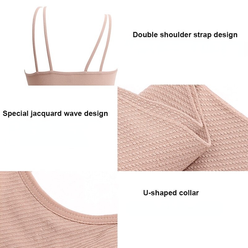 Áo lót hai dây TAKETALK hở lưng chữ U màu trơn không lộ đường may thời trang quyến rũ cho nữ