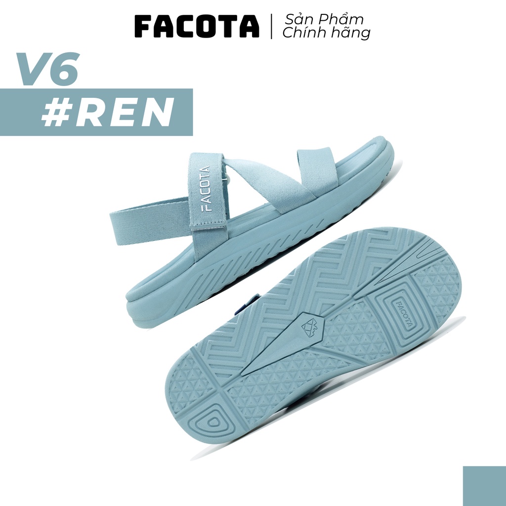 FACOTA │Giày Sandal Unisex thể thao Facota V6 R06 - XANH NGỌC