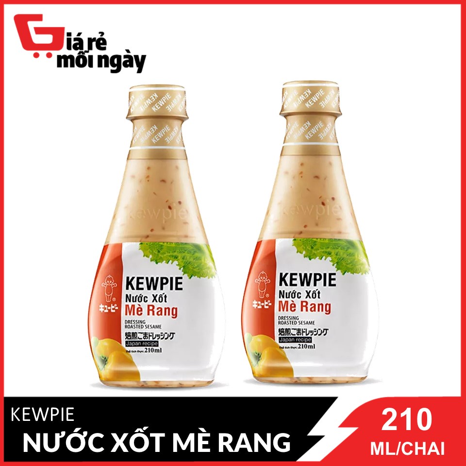 Combo 2 Chai Nước Xốt Kewpie Mè Rang chai 210ml x2