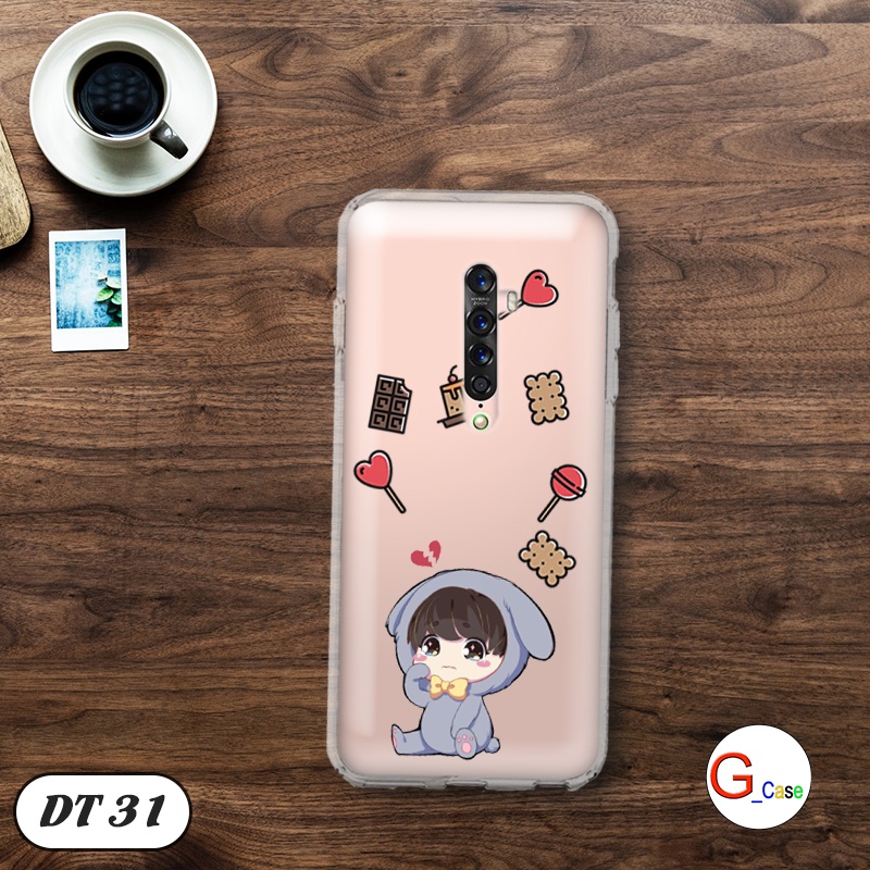 Ốp lưng điện thoại Oppo RENO 2 dẻo trong in hình