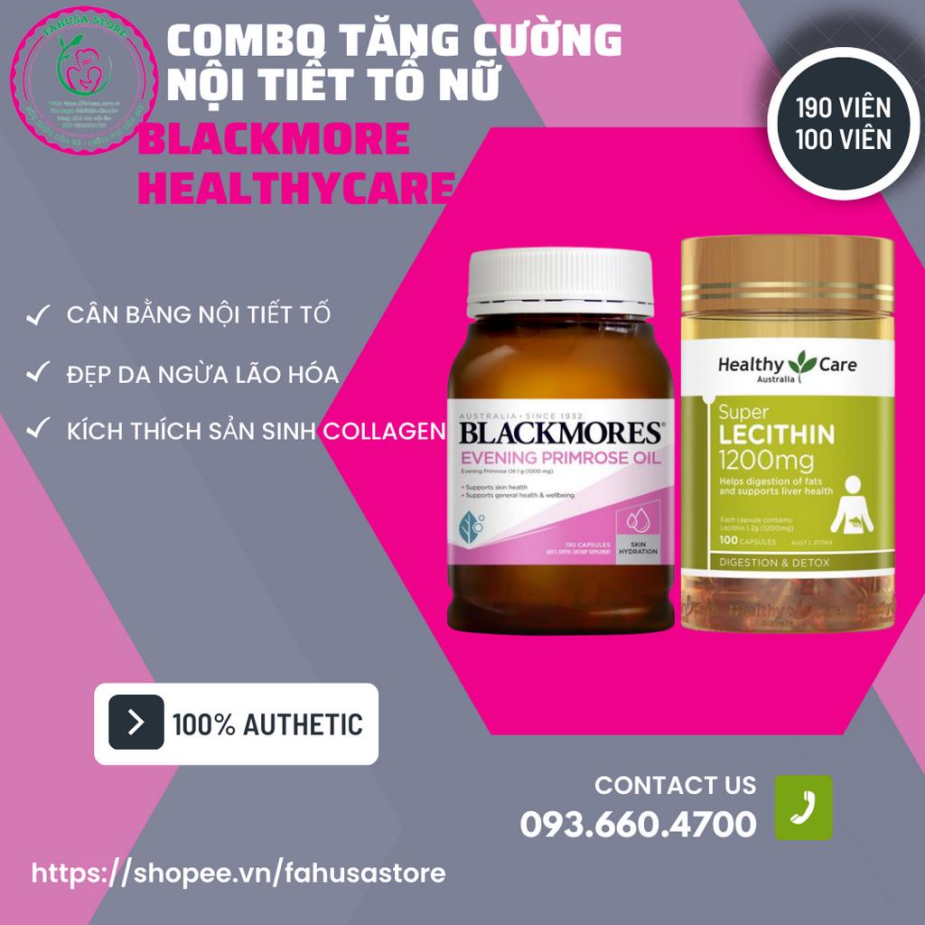 COMBO TĂNG CƯỜNG NỘI TIẾT TỐ NỮ (Blackmores Anh Thảo + Mầm Đậu Nành)