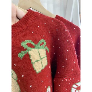 Áo len đỏ cho mùa noel - ảnh thật [nhiều hình phía sau]