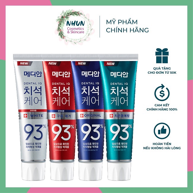Kem đánh răng Median 93% Toothpaste Chính Hãng Hàn Quốc