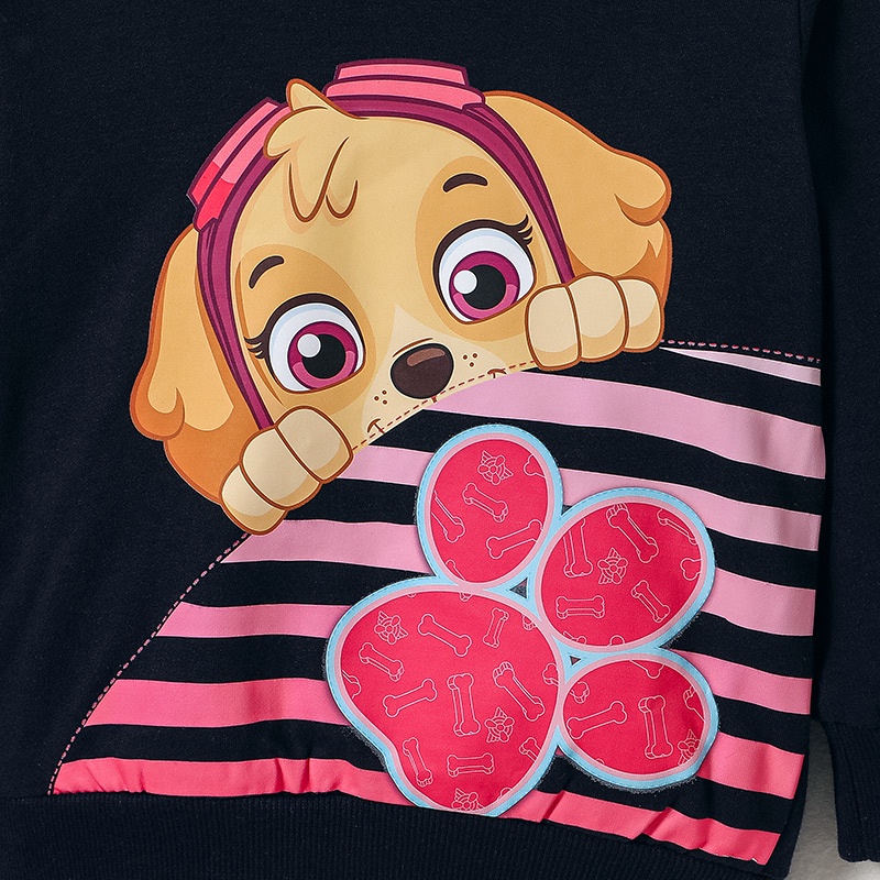 Combo bộ đồ Bé gái 1-6 Tuổi Áo hoodie Tay Dài Cho quần dài Phim hoạt hình con chó PAW Patrol Trẻ em