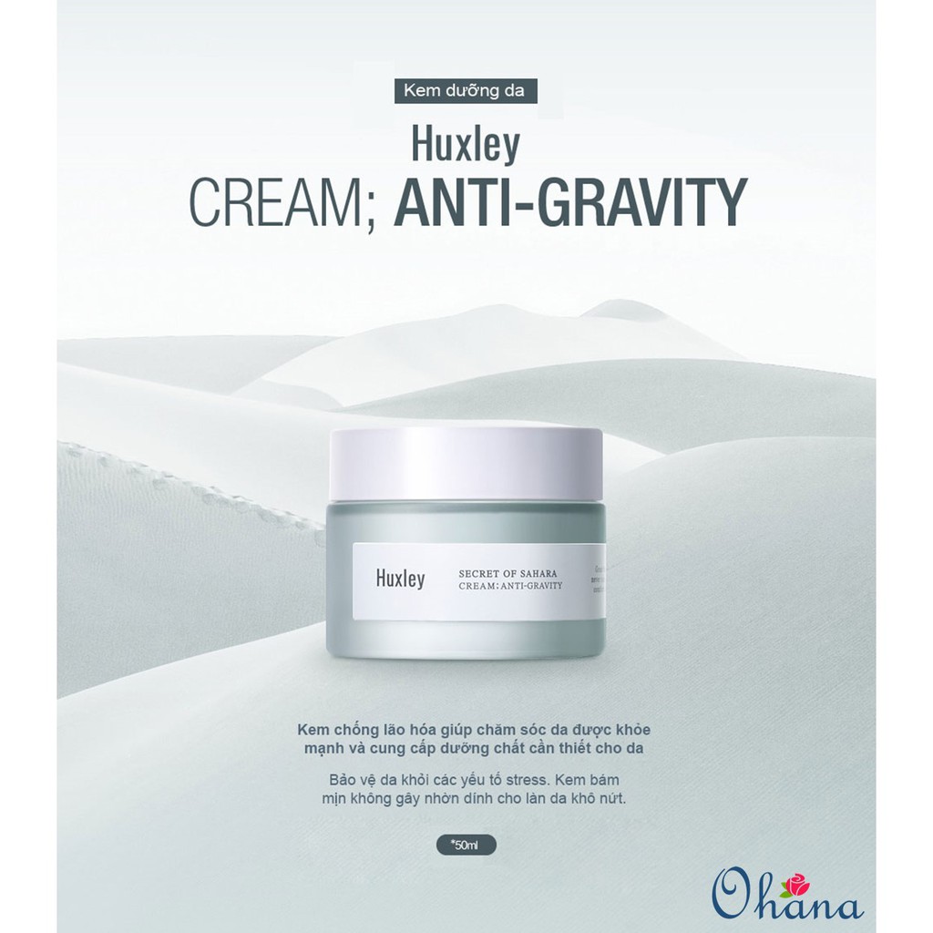 Kem Dưỡng Sáng Da, Chống Lão Hóa Huxley Cream; Anti Gravity 7ml (Huxley Mini)