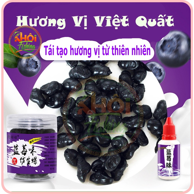Hạt Silicon, Hạt Dan, ốc giả săn hàng, câu trắm đen, chép lợn, Tặng tinh mùi ngâm hạt - Khôi Fishing