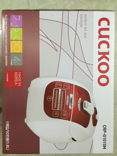 Nồi cơm điện Cuckoo CRP G1015M đỏ 1.8L | BigBuy360 - bigbuy360.vn