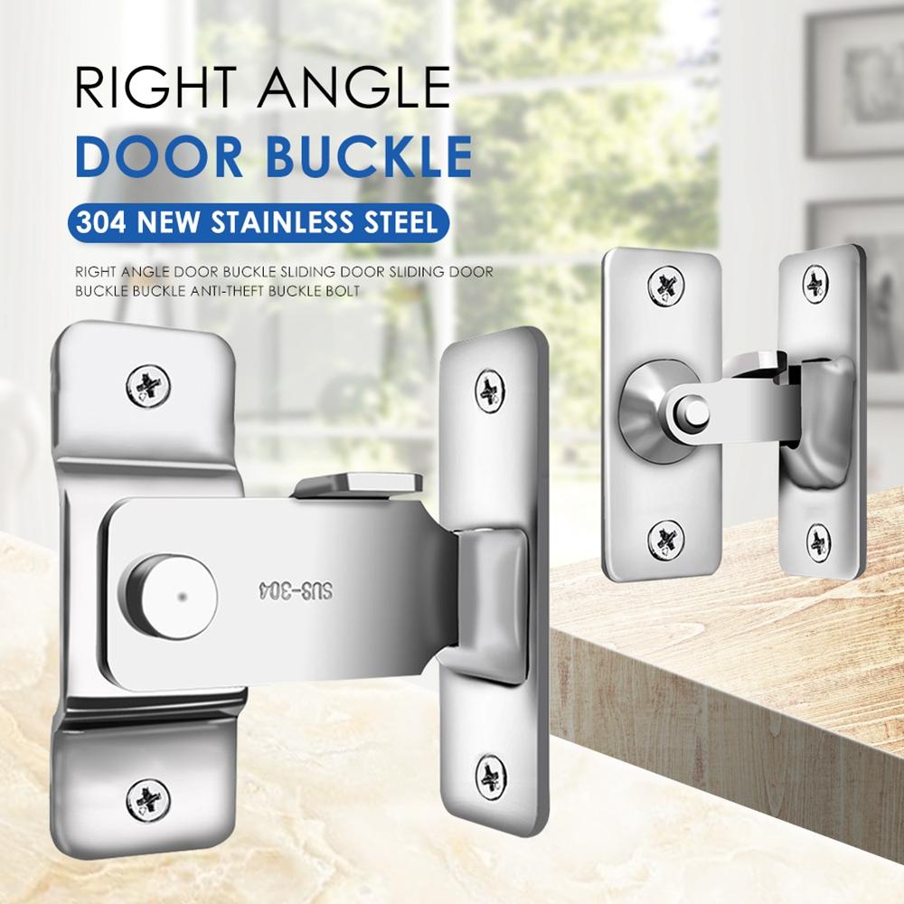 Bộ Khóa Cửa Góc 90 Độ Bằng Thép Không Gỉ