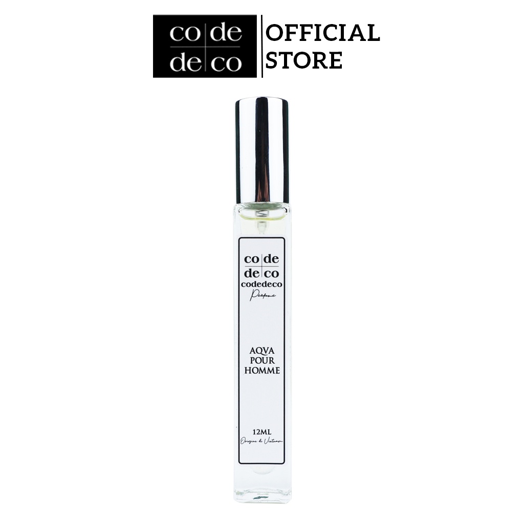 [Mã LIFE1404ALL giảm 10% đơn 50k] Tinh dầu thơm Code Deco Aqva Pour Homme 10ml