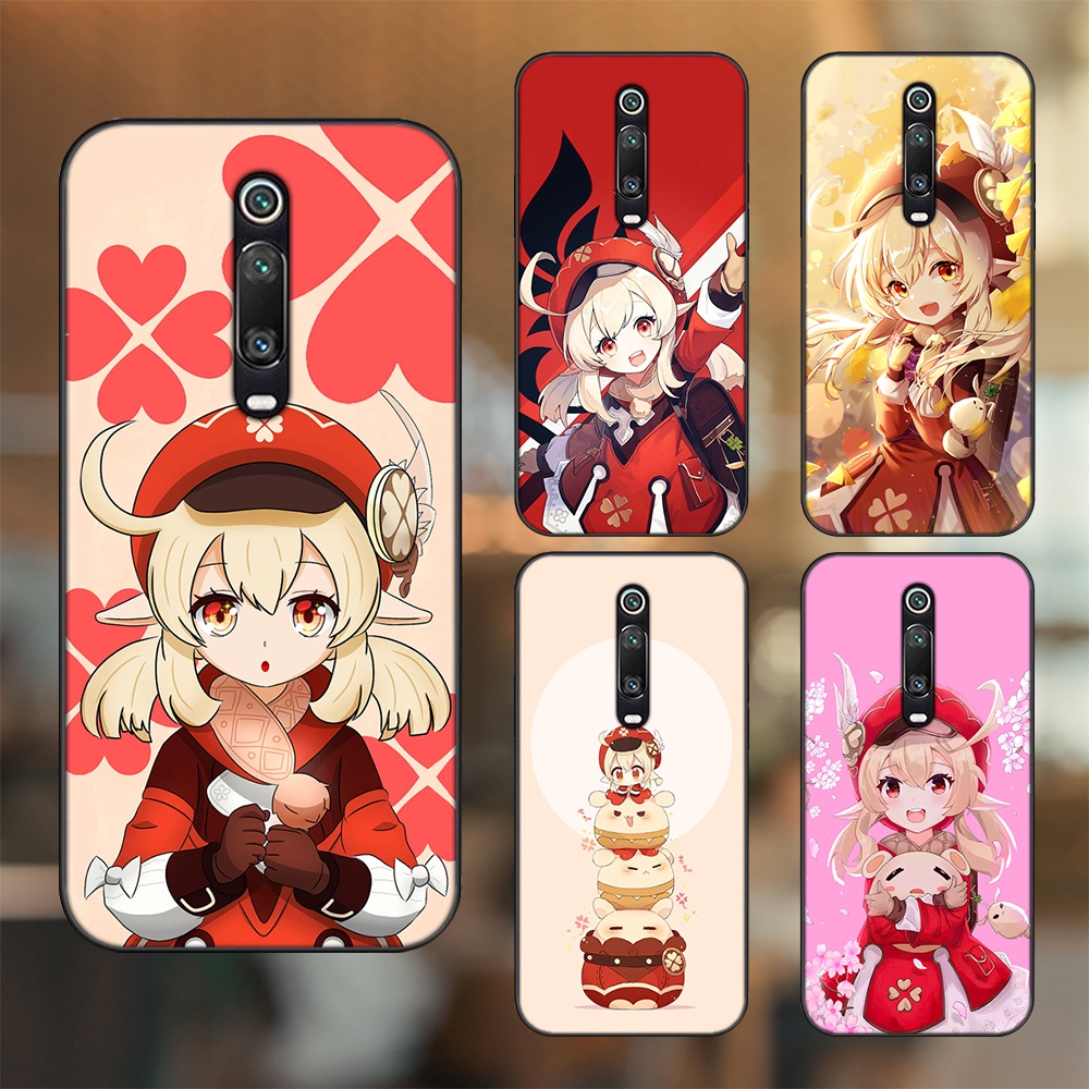 Ốp lưng Xiaomi K20, K20 Pro, Mi 9T viền đen in hình Klee Genshin Impact