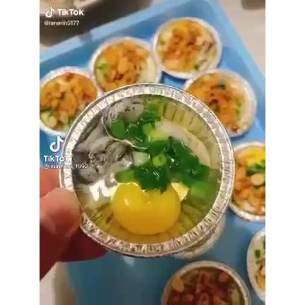 100 cốc giấy bạc nướng bánh, nướng trứng,hàu...
