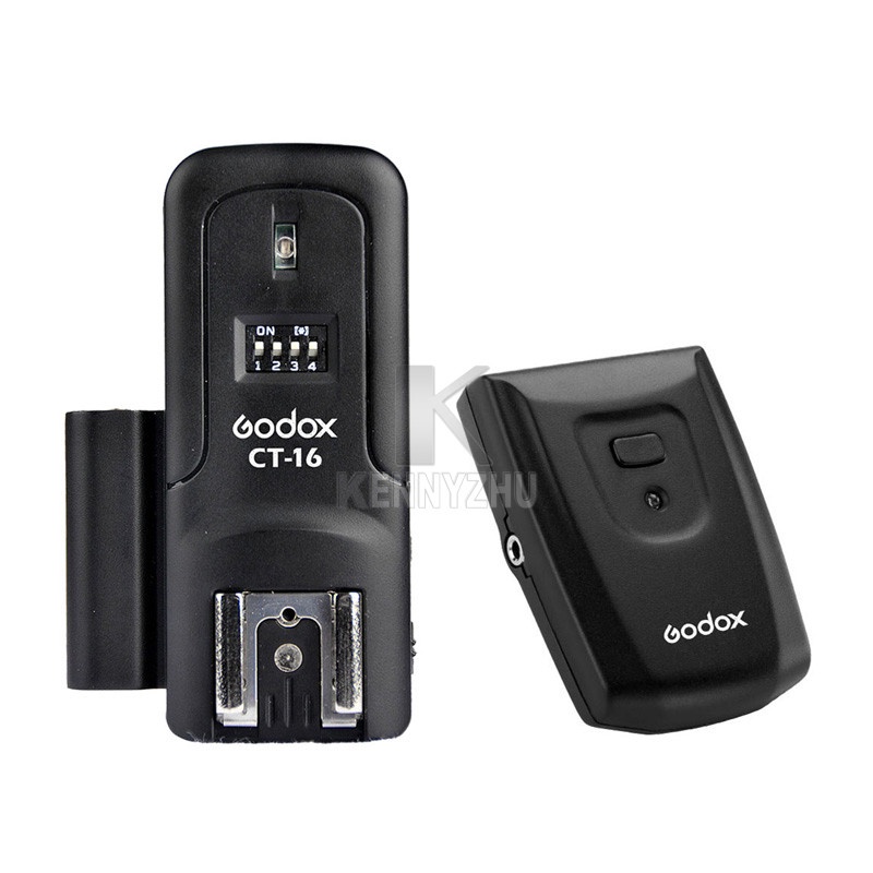 Thiết Bị Truyền Phát Tín Hiệu Không Dây Godox CT-16 16 Kênh Cho Máy Ảnh Canon Nikon Olympus Pentax