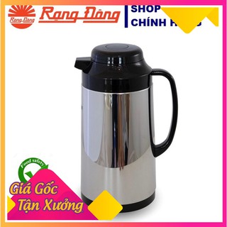 [Xả Kho 3 Ngày] Phích đựng nước nóng 1 lít Rạng Đông INOX cao cấp có nút ấn - 1040ST2