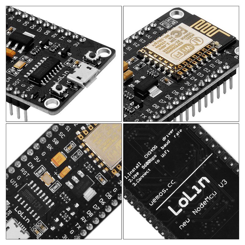 Bảng Mạch Phát Triển Nodemcu Lua Wifi Esp8266 Cho Arduino Te437