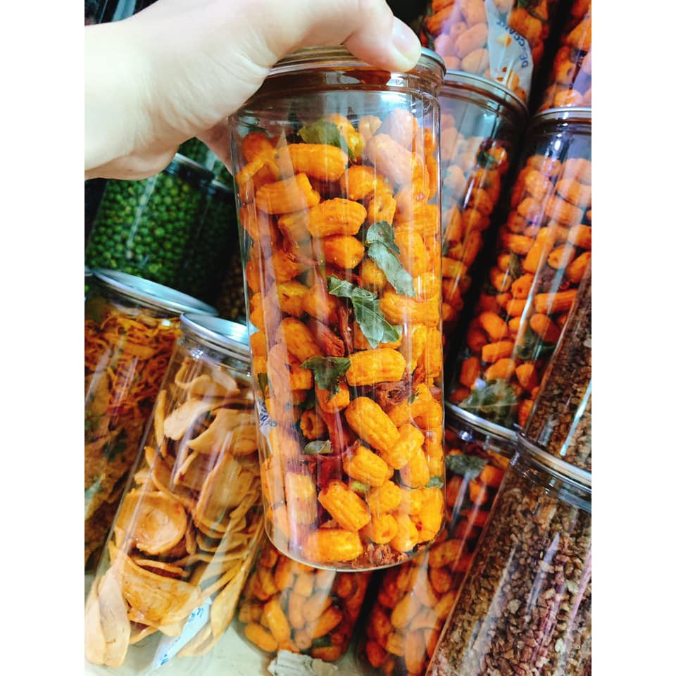 hủ PET-300gr nui sấy bò lá chanh