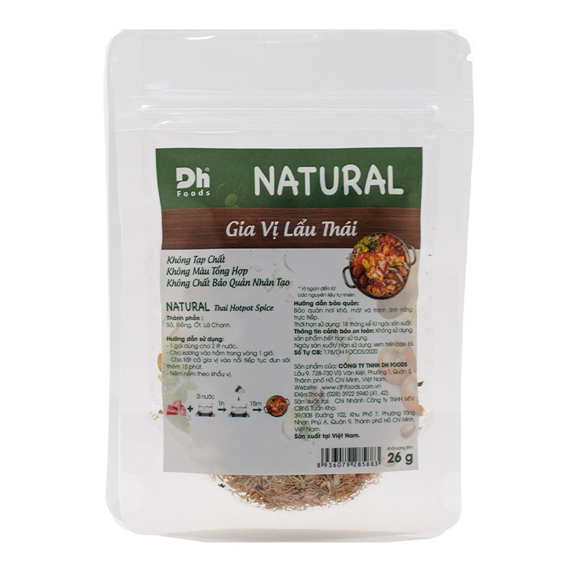 Natural Gia Vị Lẩu Thái - Dh Foods