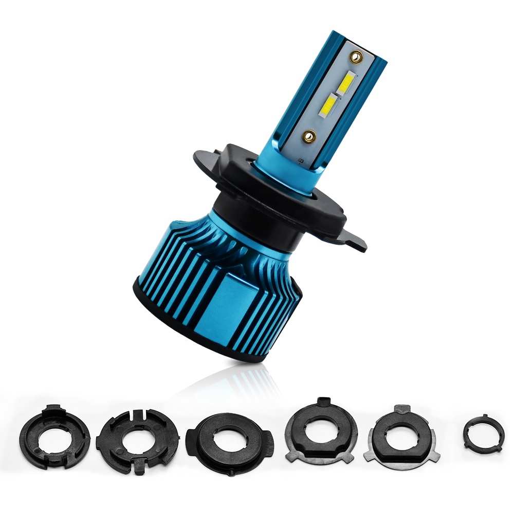 Đèn Pha LED H4 100W 10000LM 6000K IP68 Chuyên Dụng Cho Xe Mô Tô