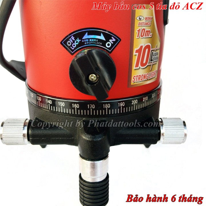 Máy bắn cos laser 5 tia đỏ-Máy cân mực 5 tia đỏ ACZ-Đầy đủ phụ kiện-Bảo hành 6 tháng