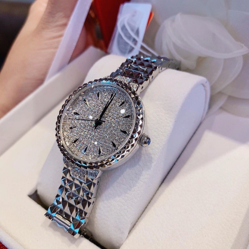 Đẳng Cấp Đồng Hồ Nữ  DAVENA dây thép Fullbox hãng