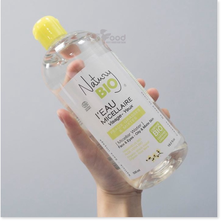 NƯỚC TẨY TRANG HỮU CƠ DÀNH CHO DA DẦU, MỤN NATURY BIO ORGANIC MICELLAR WATER FOR OILY &amp; COMBINATION SKIN 530ML - 9974