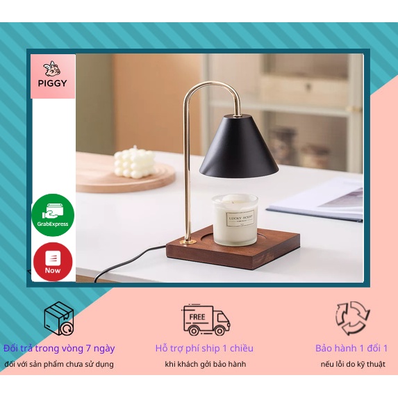 Đèn đốt nến thơm đèn bàn siêu sang chảnh - Piggyy