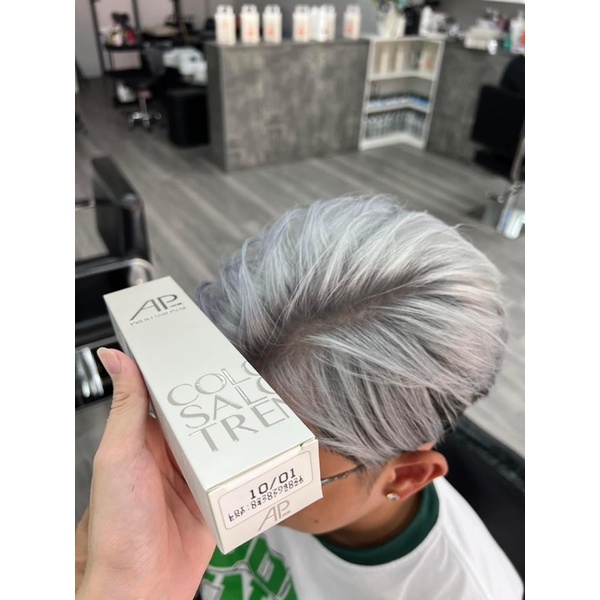 Màu Nhuộm Tóc AP, Tplus 10/11 Silver Gray Khói Tuyết