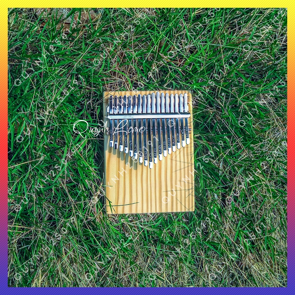 Mua [Có Sẵn] Đàn Kalimba 17 Phím Gỗ Thông Mỹ Cao Cấp Hình Chữ Nhật - QL121216 - Đàn Kalimba Tặng Full Phụ Kiện