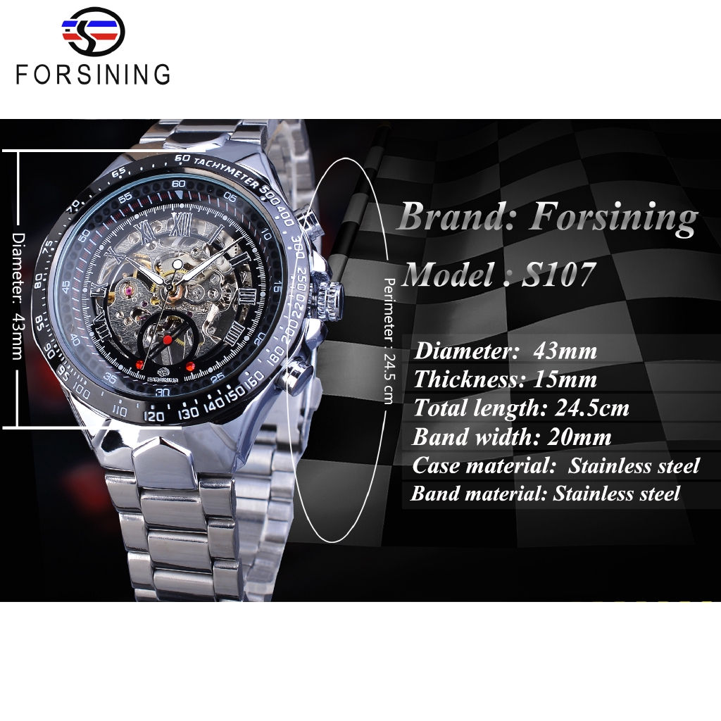 Đồng hồ đeo tay máy cơ tự động phong cách sang trọng cho nam