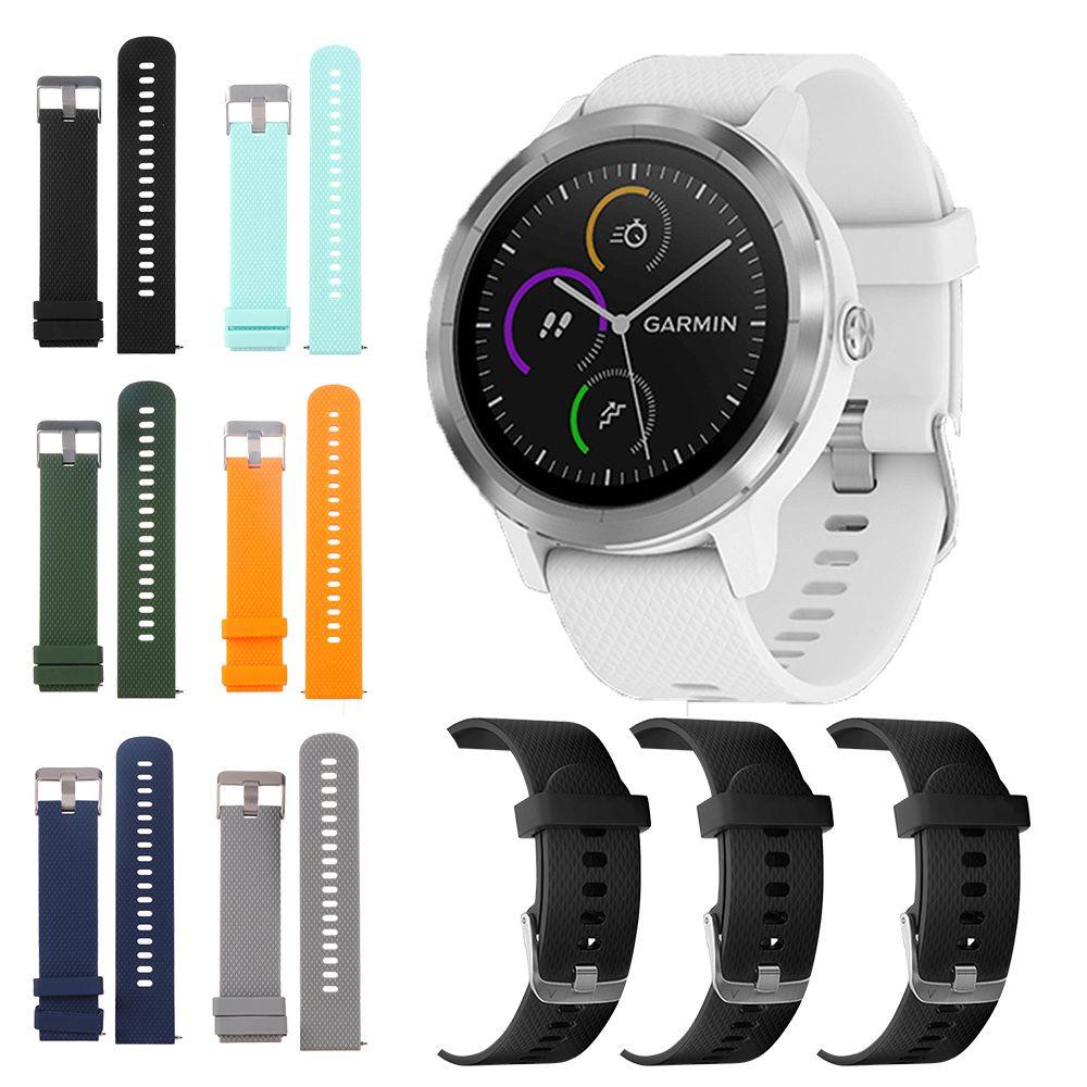 Dây Đeo Silicone Mềm Phong Cách Thể Thao Cho Đồng Hồ Garmin Vivoactive 3 / Vivomove HR
