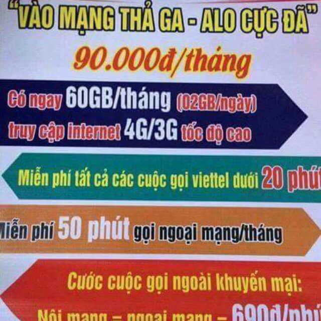 Sim v90 viettel
