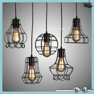 Đèn Thả☎️FREESHIP☎️Đèn Thả Rọ Sắt Trang Trí Nhiều Kiểu Dáng  [Den Tha]