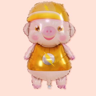 Bóng Tráng Nhôm Hình Heo Cỡ Lớn 65cm Trang Trí sinh Nhật Cho Bé Trai, Bé Gái PK41