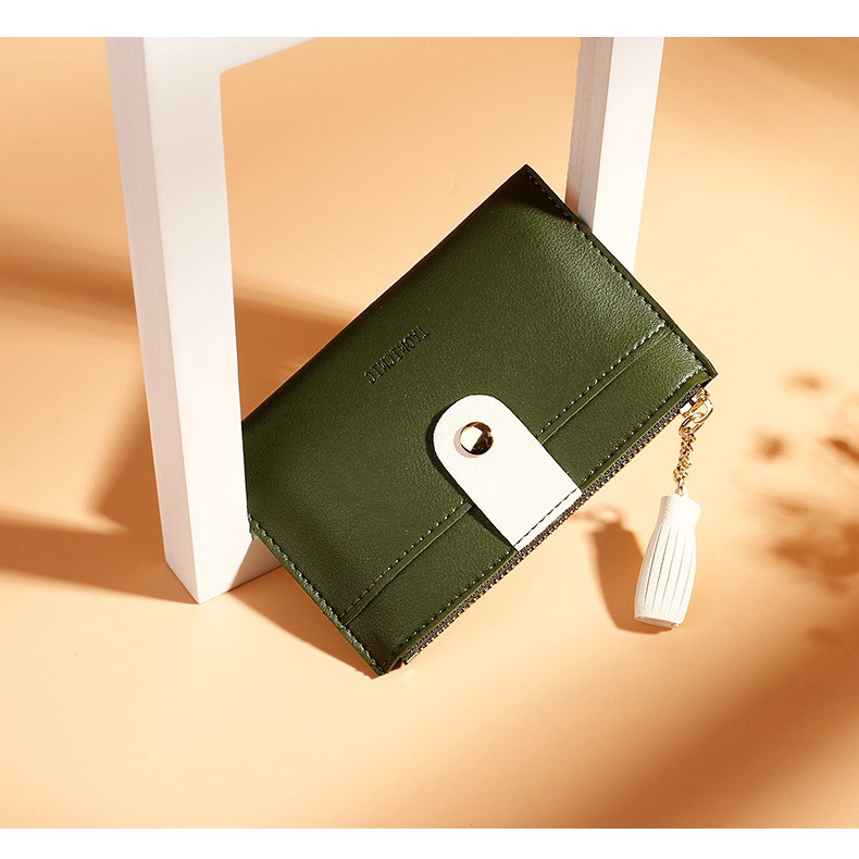 Ví Nữ Mini Da Pu Thời Trang Hàn Nhiều Ngăn | BigBuy360 - bigbuy360.vn