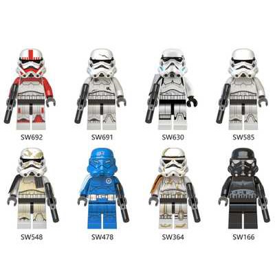 Minifigures Các Mẫu Nhân Vật Trooper Trong Star Wars Chiến Tranh Giữa Các Vì Sao SW691