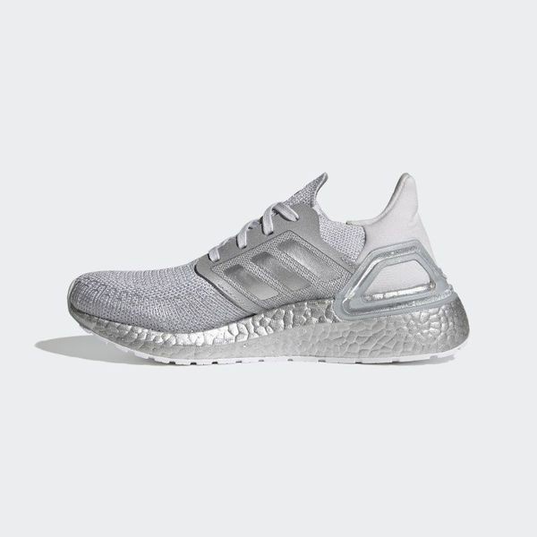 【Giày chạy thể thao】Giày Sneaker Nữ Adidas Ultra boost 20 x NASA FZ2925 J "Silver" - Hàng Chính Hãng