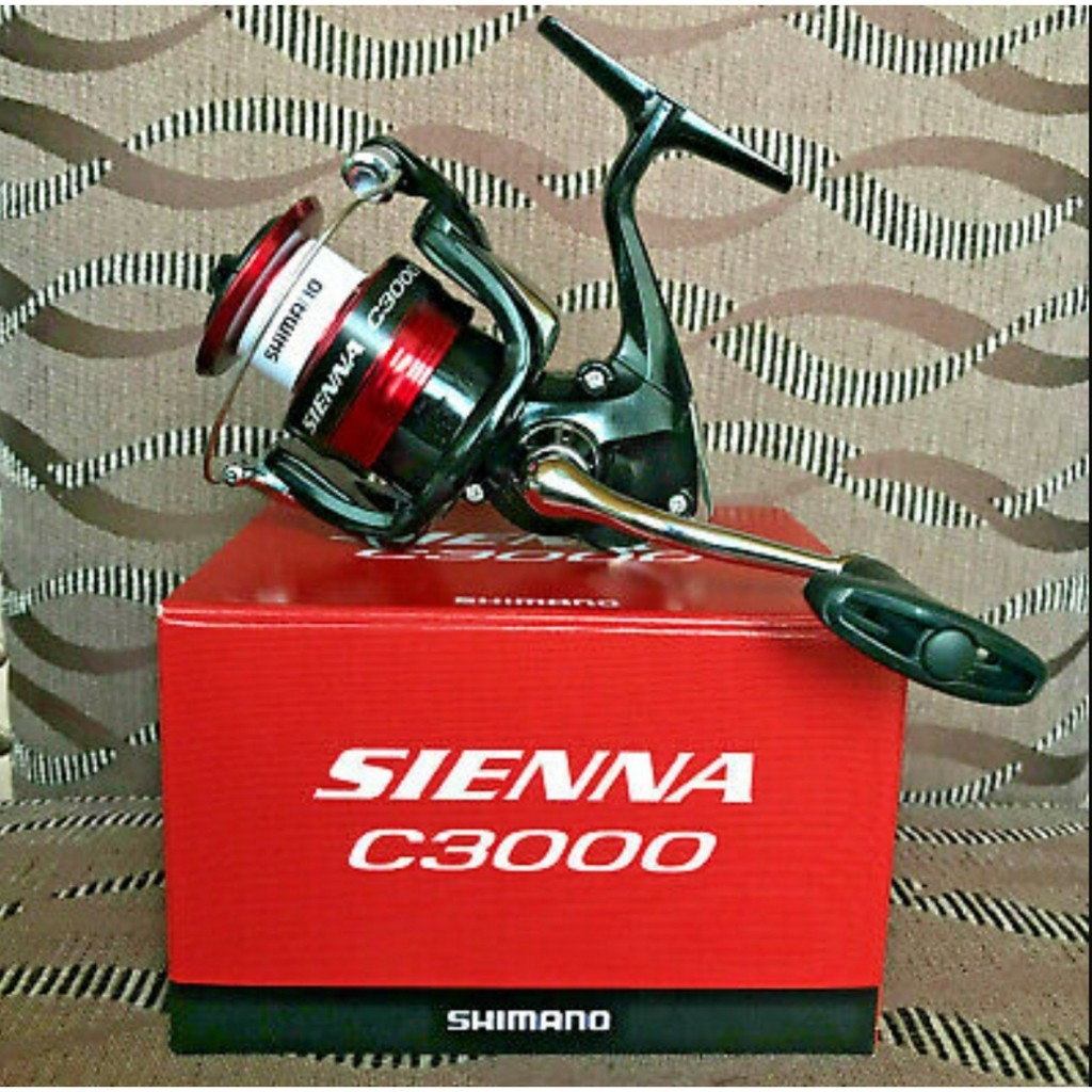 Máy câu cá shimano Sienna 1000 FG, sienna 2000FG, Sienna 3000FG, sienna 4000FG new 2019