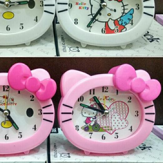 ☉ Đồng Hồ Báo Thức Hình Nhân Vật hello kitty doraemon/ Micky ☊