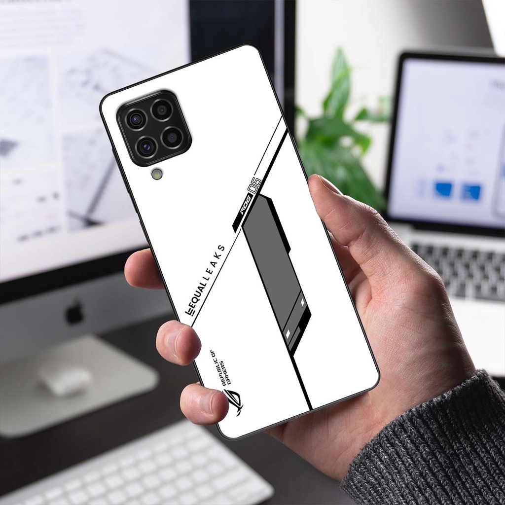 Ốp lưng điện thoại Samsung Galaxy M62 - Republic of Gamers, chất liệu kính cường lực