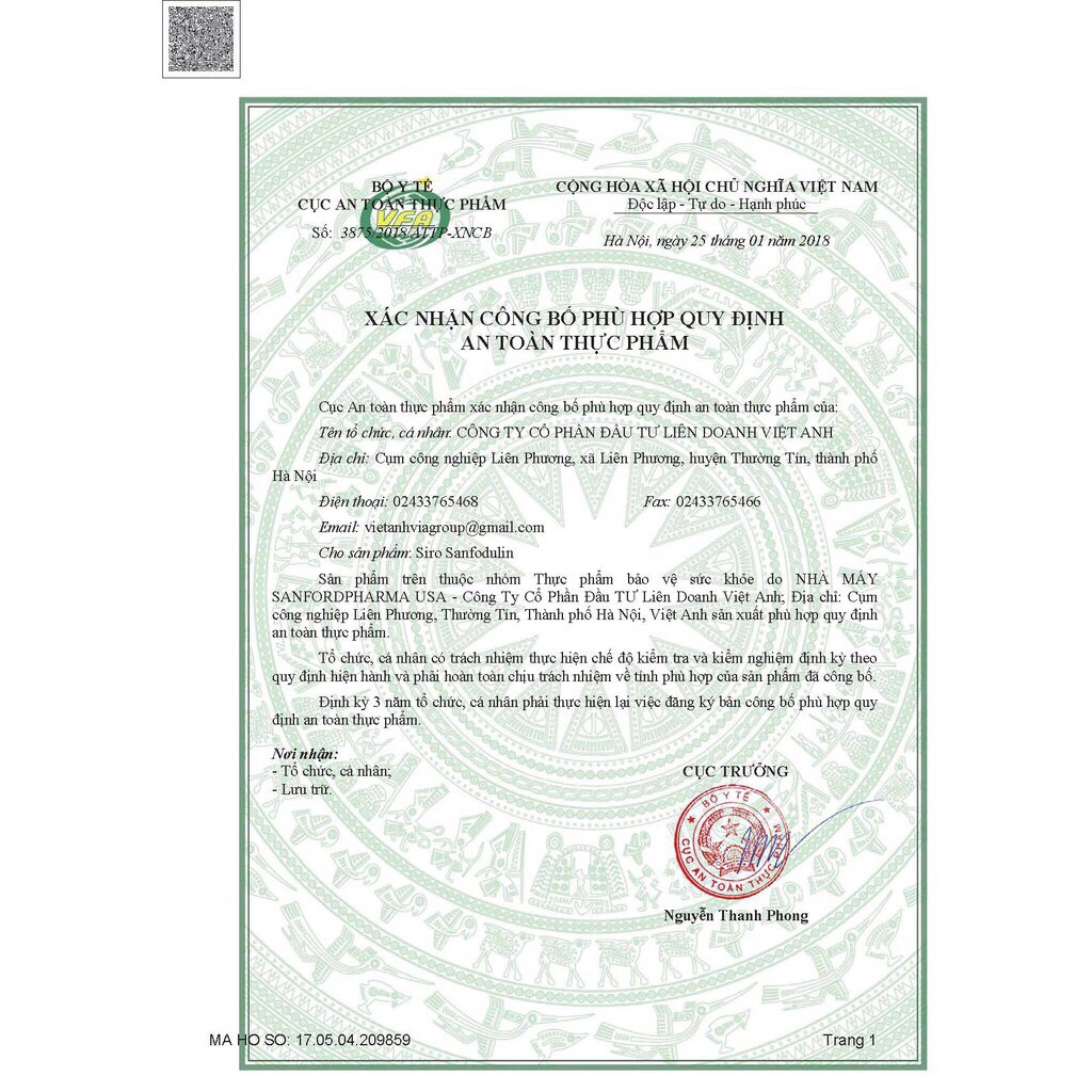 Sanfodulin - Miễn dịch khỏe, trẻ ăn ngon | Thế Giới Skin Care