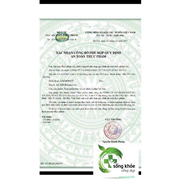 LOHHA Trí Não -Giảm triệu chứng sa sút trí tuệ,teo não