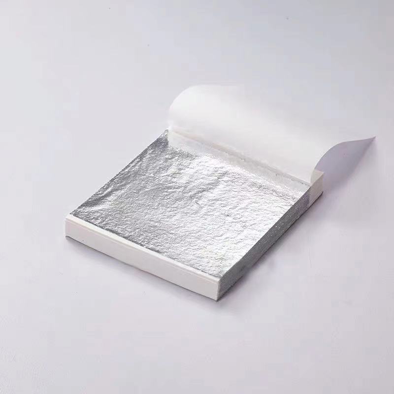 Xấp 1000 lá dát bạc 9x9cm