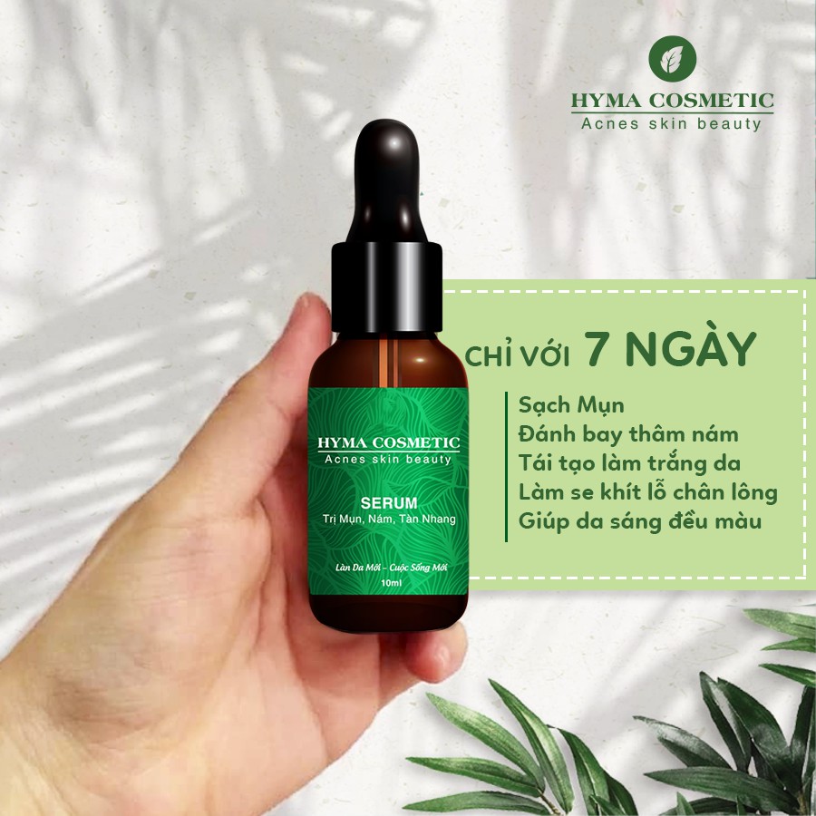 Serum giảm mụn nám sẹo thâm rỗ tàn nhang XBeauty Hyma Acnes chai 30ml/10ml. Dòng kem giảm mụn thâm sẹo rỗ