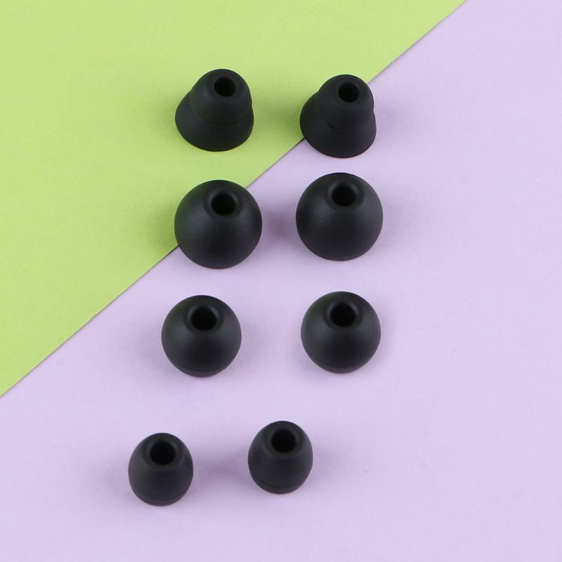 Set 4 Cặp Đệm Tai Nghe Bằng Silicone Mềm Cho Tai Nghe 90% In-ear Dành Cho Powerbeats