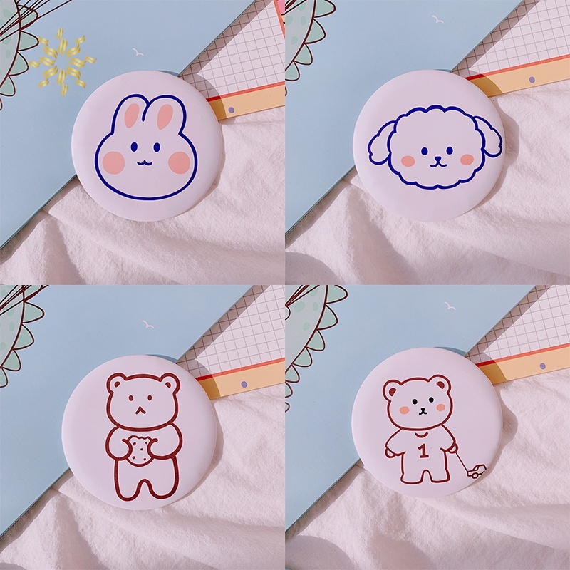 Gương Trang Điểm Mini Hình Tròn Dễ Thương CR1